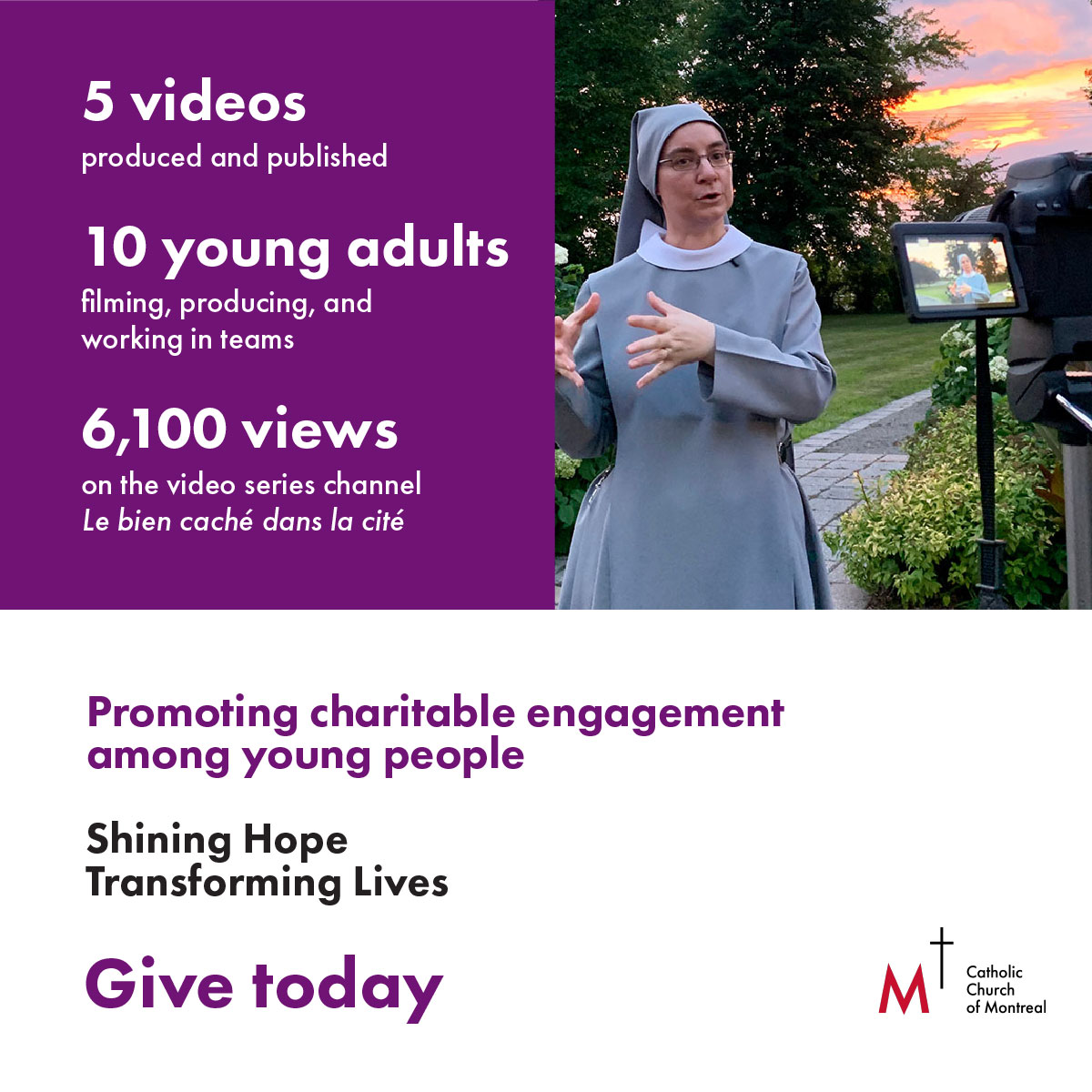 Promoting charitable engagement among young people