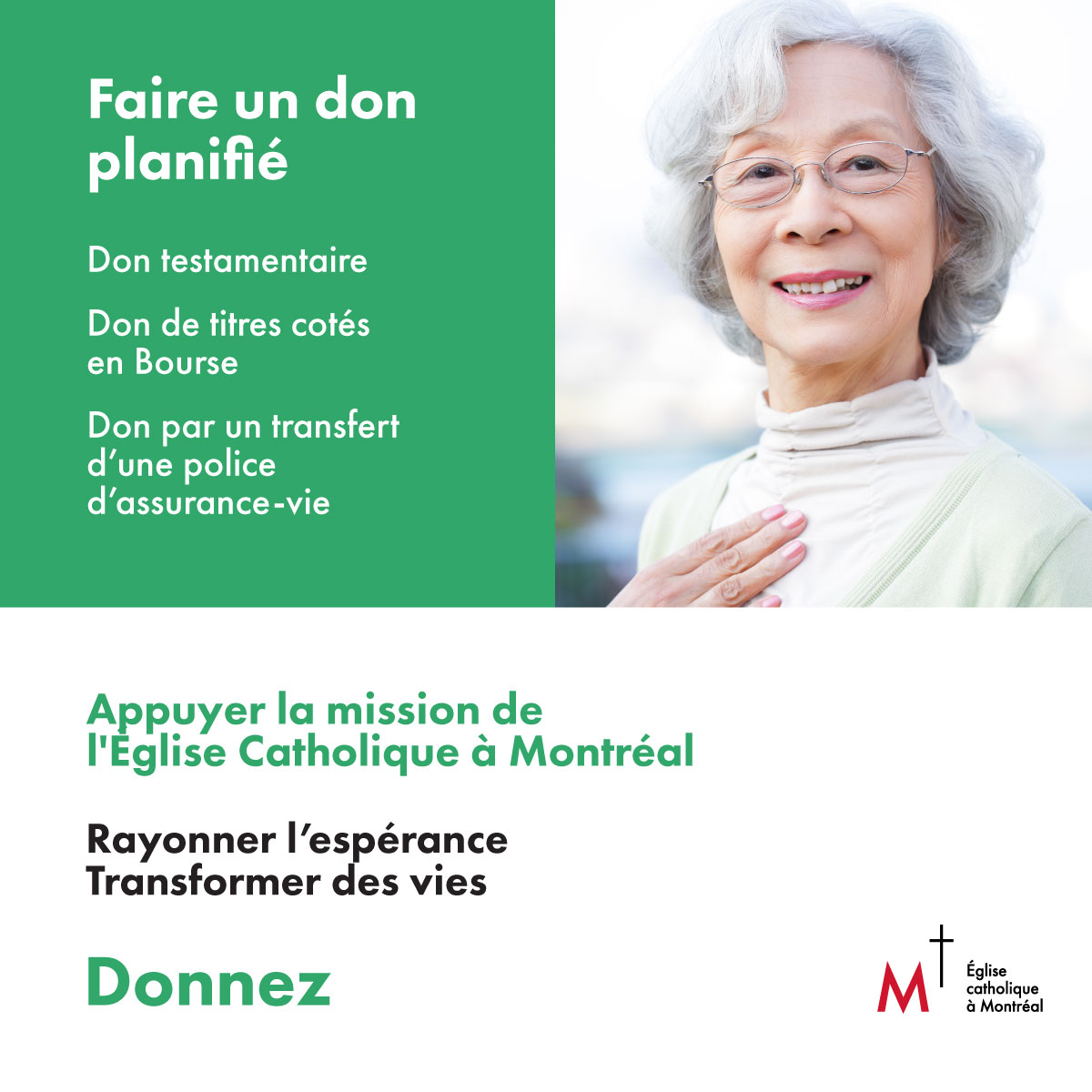 Appuyer la mission de l'église catholique à Montréal